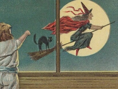 La Befana in una fiaba d'epoca