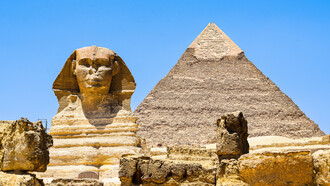 La Gran Esfinge de Guiza en Egipto