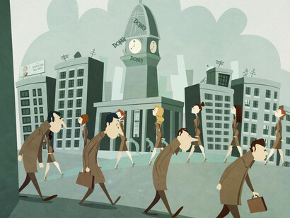 Momo. Una sociedad que vive al ritmo del reloj