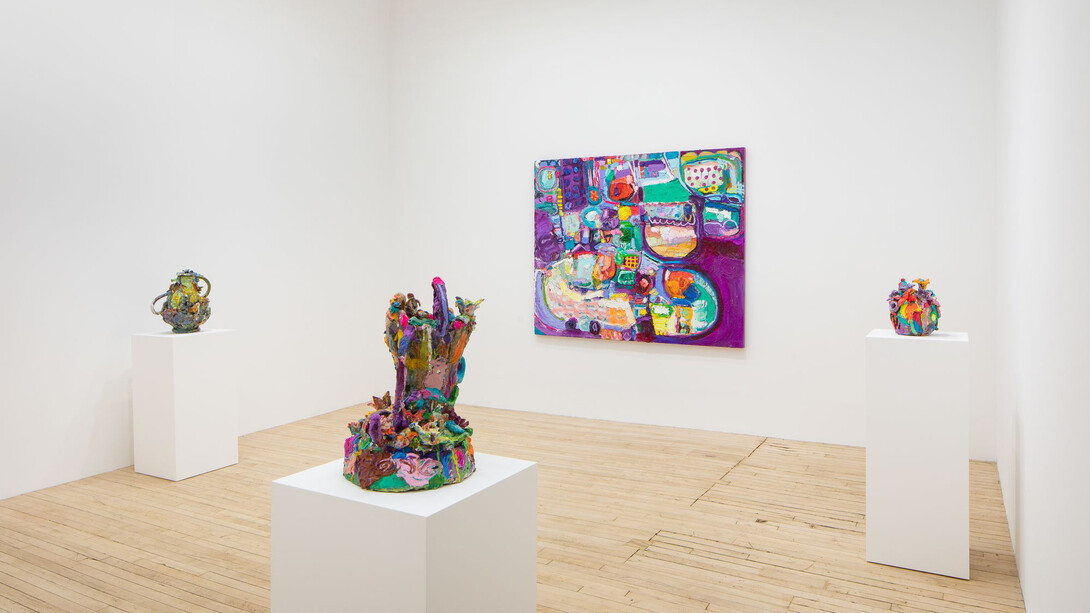 Dena Novak, Domestic saturation, exhibition view. Courtesy of Shrine 