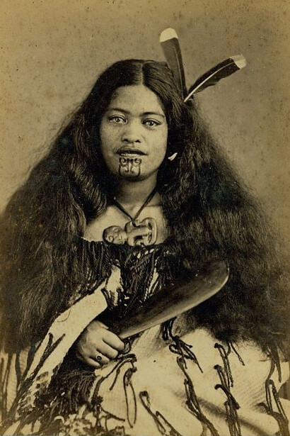 1878 portrait of Pare Watene by Gottfried Lindauer 