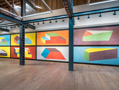 View of the exhibition “Sol LeWitt: Wall Drawings” at Perrotin Shanghai.
Photo: Yan Tao
© 2019 Estate of Sol LeWitt/Artists Rights Society(ARS), New York