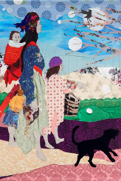 Małgorzata Mirga-Tas, Out of Egypt, 2021. Courtesy of Tate