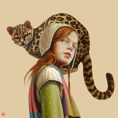 Claudia Giraudo, Per Lola, 2018, Olio su tela, 60x60 cm