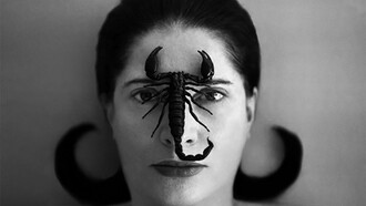 Marina Abramović, Portrait with Scorpion 