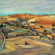 David Bomberg, The South East Corner of Jerusalem, 1926, oil on canvas, Pallant House Gallery, Wilson Gift through The Art Fund © Pallant House Gallery 2014