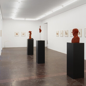 Jan Fabre, La materialización del amor, vista de exhibición. Cortesía de la Galería NF/Nieves Fernández