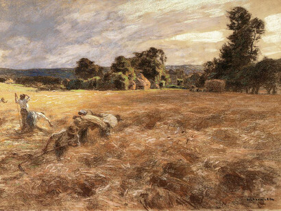 Peasants in Pastel. Courtesy of J. Paul Getty Museum