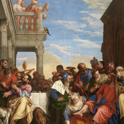 Paolo Veronese, Il banchetto a casa di Simone, 1555-1560. Galleria Sabauda, Musei Reali di Torino, Torino, Italia