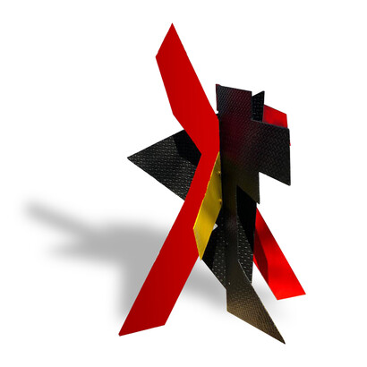 David Hayes, Exodus, 2001, 78x66x56 inches. Courtesy of the Estate of David Hayes and Burgess Modern + Contemporary