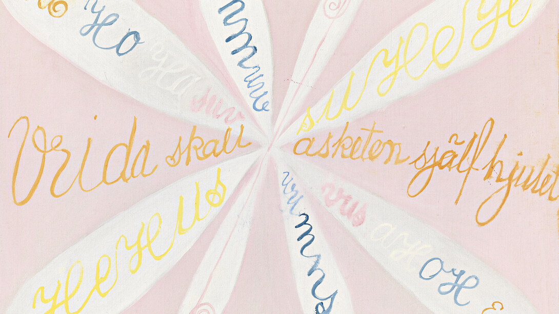 Hilma af Klint, Serie eros, serie WU/rosa, grupo II (erosserien, serie WU/rosen, grupp II), n.º 5, 1907. Cortesía del Guggenheim Museum Bilbao