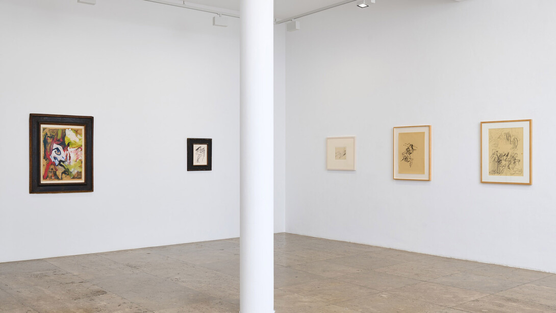 Willem de Kooning, You have to change to stay the same, exhibition view. Courtesy of Jahn und Jahn