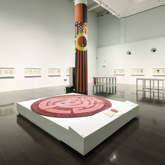 The splendor of the grand master, the luminary of Guanghua road: Pang Xunqin special exhibition, exhibition view. Courtesy of Tsinghua University Art Museum