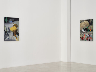 Artisti vari, An infrathin sight from east, vista della mostra. Per gentile concessione della Galleria P420