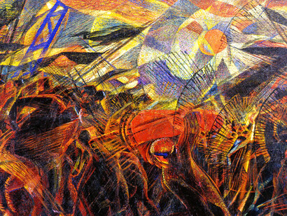 Carlo Carrà, 'I funerali dell'anarchico Galli' 