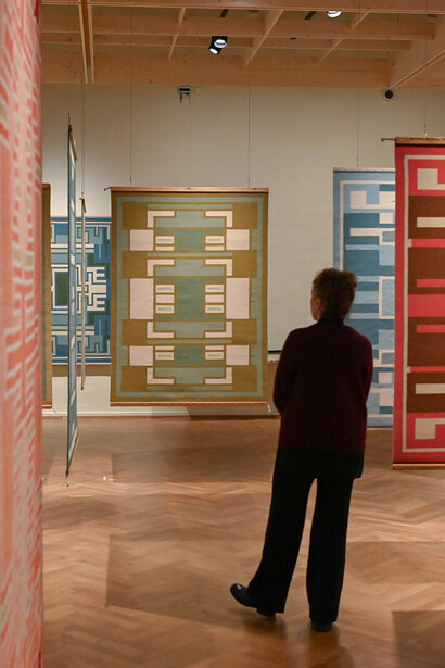 Anna Thommesen, Weavings, exhibition view. Courtesy of SMK - Statens Museum for Kunst