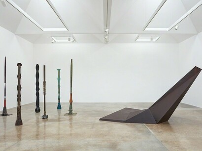 Selected Works 1968 - 2015, Exhibition view. Courtesy of Kayne Griffin Corcoran