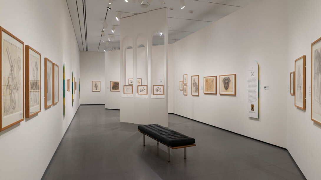 Matisse in Vence: the stations of the cross, exhibition view. Courtesy of BMA