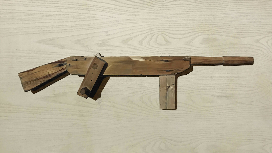 Nona Garcia, Planted 6, 2017, Oil on wood, 43 × 81 cm. Courtesy of Arndt Art Agency A3