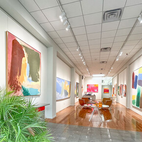 Friedel Dzubas and Emily Mason, Juxtapositions, exhibition view. Courtesy of Jody Klotz Fine Art