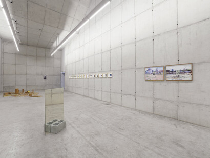 Taipa-Tapume, Vista da exposição. Photo: Filipe Berndt, Gallery A