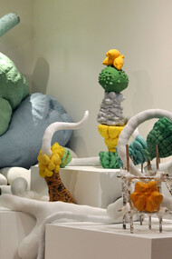 Elly Thomas 'Untitled collection of works' 2019, mixed media installation. Photo courtesy of Michaela Nettell