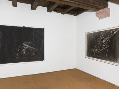 János Megyik and Arne Schreiber, exhibition view. Courtesy of Edition & Galerie Hoffmann 