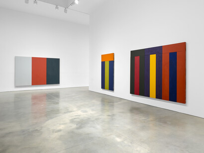 Brice Marden, I am plane image, exhibition view. Courtesy of Gagosian Gallery