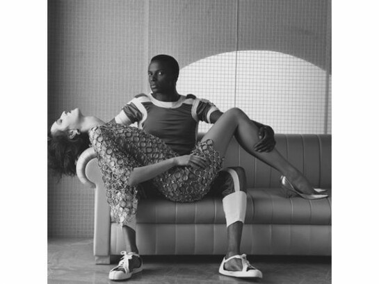 Robert Mapplethorpe, Paris Fashion / Dovanna, 1984, Silver gelatin print, Unframed 50.8 x 40.6 cm, © Robert Mapplethorpe Foundation. Used by Permission, Courtesy The Robert Mapplethorpe Foundation, New York and Alison Jacques Gallery, London