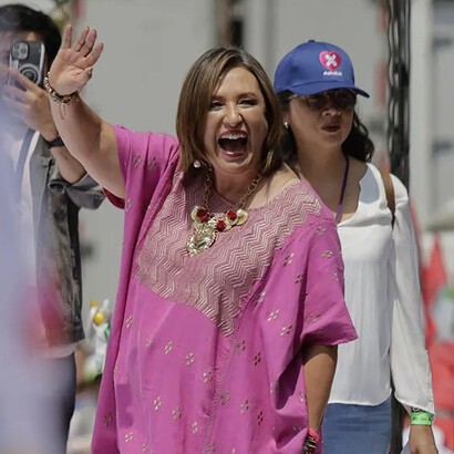 Xóchitl Gálvez, política, ingeniera y empresaria mexicana. Designada por el Frente Amplio por México como candidata para las elecciones presidenciales de 2024