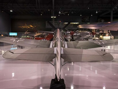 Messerschmitt/Hispano Buchon HA1112-M1L - N109BF. Courtesy of EAA