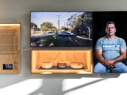 Nosso estado, vento e/em movimento, vista da exposição. Cortesia do Museu Paranaense