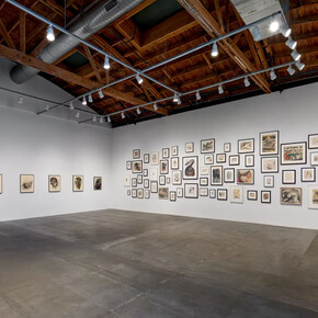 Lee Lozano, Hard handshake, exhibition view. Courtesy of Hauser & Wirth Gallery