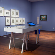 Slice of life. From Beckmann to Jungwirth, exhibition view. Courtesy of Museum der Moderne