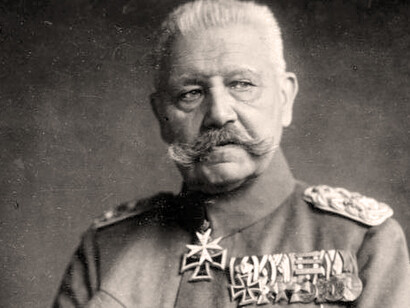 Paul von Hindenburg, militar, estadista y político alemán
