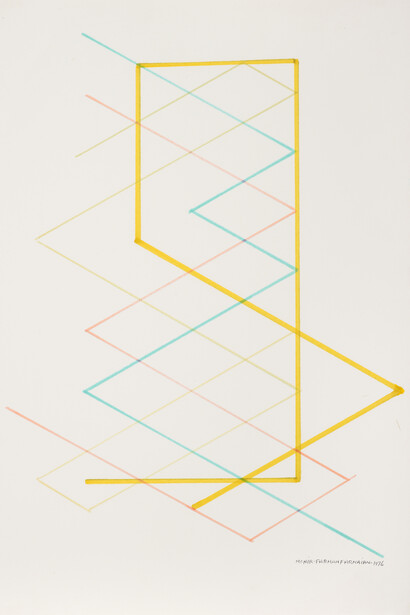 Untitled, 1976, Felt pen on paper, 50 x 65 cm. Collection of the artist. Photo: Filipe Braga © Fundação de Serralves – Museum of Contemporary Art, Porto