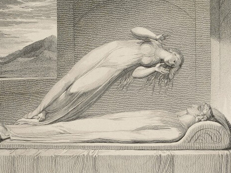 The Soul hovering over the Body reluctantly parting with Life Credit:Trustees of the British Museum