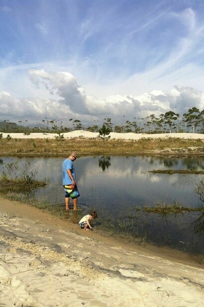 Pai e filho, fotografia Carlos Henrique Schroeder
