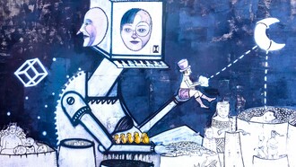 Ave en jaula o pájaro en vuelo