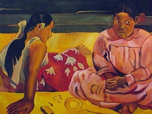«Mujeres de Tahití o en la playa» (1891), Paul Gauguin
