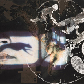 Nalini Malani, The rebellion of the dead will be the war of the landscapes (detail). Courtesy of Galerie Lelong