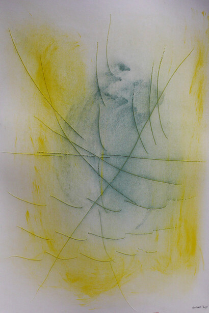 Colori in polvere, acquerello, incisione su carta, cm 50x70, 2019