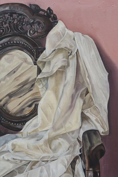 Yasmine Al Awa, THrOne, 2023. Courtesy of the Artist and Ayyam Gallery