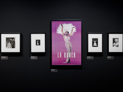 Josephine Baker. Idol ikone inspiration, ausstellungsansicht. Mit freundlicher genehmigung der OÖ Landes-Kultur GmbH
