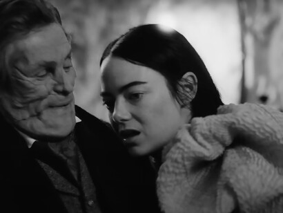 Emma Stone and Willem Dafoe deliver a powerful duo in the remarkable 'Poor Things,' their chemistry lighting up the screen in this must-see film