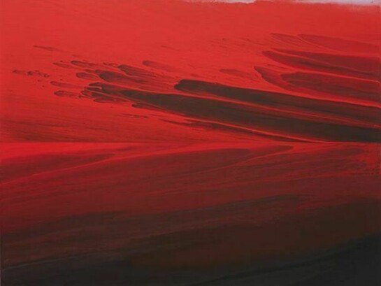 Barnaby Furnas, untitled, 2013, water dispersed pigment and acrylic on linen, 26 x 34 inches