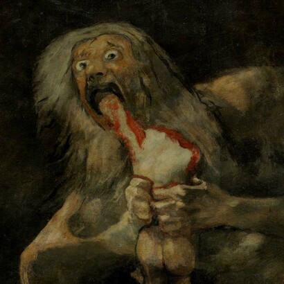 «Saturno devorando a un hijo», Goya (1746-1828)