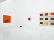 Helen Cammock, Pelicans dive at half light, exhibition view. Courtesy of Kate MacGarry