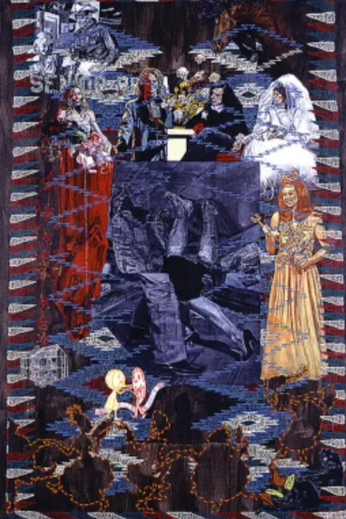 Carole Caroompas, Dancing with misfits: eye dazzler: watch out for those pretty feet, dear, 2006. Courtesy of Anton Kern Gallery