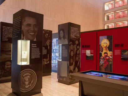 The Legacy Gallery, Exhibition view. Courtesy of LBJ Presidential Library
